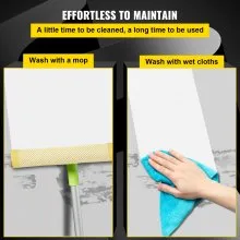Pista de baile VEVOR, rollo de pista de baile de 6.6 x 23 pies, pista de baile de vinilo de PVC de 0.06 pulgadas de grosor, pista de baile portátil reversible en blanco y negro, suelo de baile antideslizante, pista de baile de ballet para jazz, pop, estilo lírico