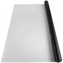 Pista de baile VEVOR, rollo de pista de baile de 6.6 x 23 pies, pista de baile de vinilo de PVC de 0.06 pulgadas de grosor, pista de baile portátil reversible en blanco y negro, suelo de baile antideslizante, pista de baile de ballet para jazz, pop, estilo lírico