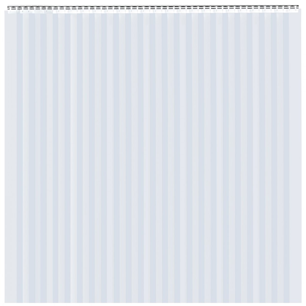 VEVOR - 24 tiras de cortina de PVC de 96 pulgadas (8 pies) de ancho x 96 pulgadas (8 pies) de altura, tiras de vinilo para puertas de 2 mm de grosor, cortina de plástico para puertas con superposición de 5 cm, para puertas de congelador, puertas de almacén