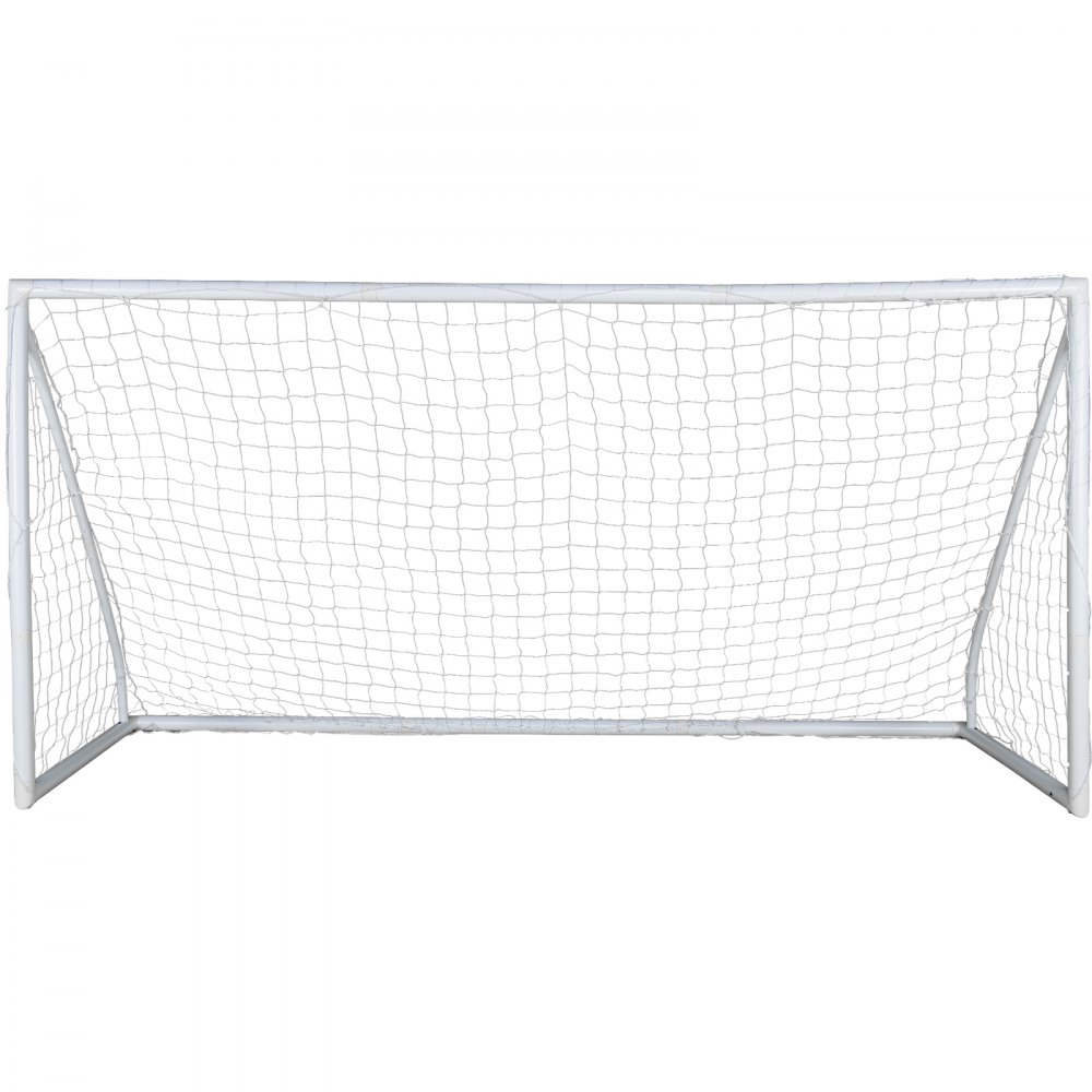 Portería de fútbol portátil VEVOR con marco y red duraderos, ideal para practicar en el patio o en el campo.
