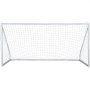 Portería de fútbol portátil VEVOR con marco y red duraderos, ideal para practicar en el patio o en el campo.