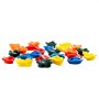 VEVOR 25 presas de escalada en roca, rocas de escalada de varios tamaños y colores para niños y adultos, presas de pared de escalada con herrajes de montaje, agarres para paredes de escalada para juegos de interior y exterior.