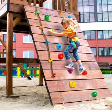 VEVOR 32 Soportes para escalada en roca con accesorios de cuerda de escalada de colores