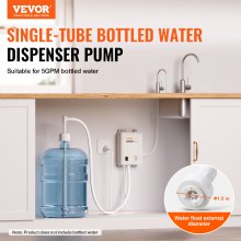 Sistema de bomba para dispensador de agua embotellada de 5 galones VEVOR Bomba para jarra dispensadora de agua