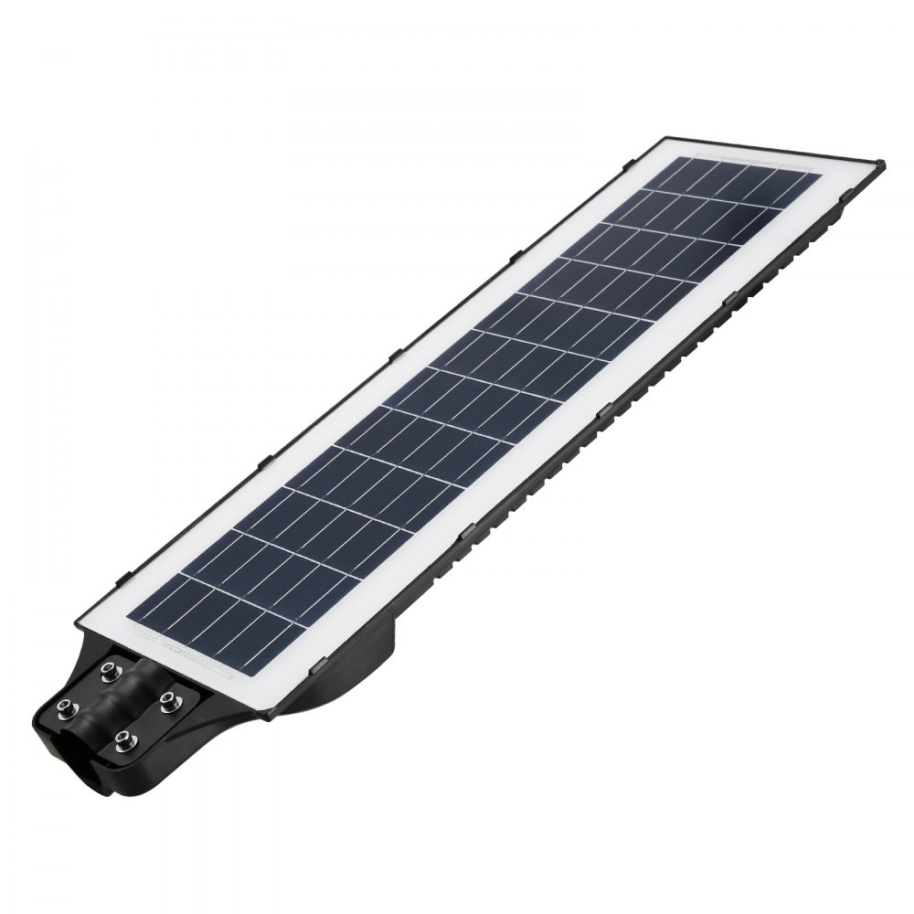 VEVOR Luz de calle solar de 600 W, 1000 lm, luces de inundación solares LED para exteriores con control remoto por infrarrojos, lámpara de sensor de movimiento solar de seguridad impermeable IP66 para jardín, patio, hogar, camino, garaje, estacionamiento