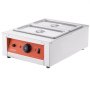 Templadora de chocolate VEVOR con ollas dobles de acero inoxidable y panel de control.
