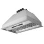 Campana extractora empotrada VEVOR, 900 CFM, 4 velocidades, 30 pulgadas, acero inoxidable, con ventilación integrada, control táctil y remoto, luces LED, filtros deflectores, convertible con/sin conductos, homologada por ETL