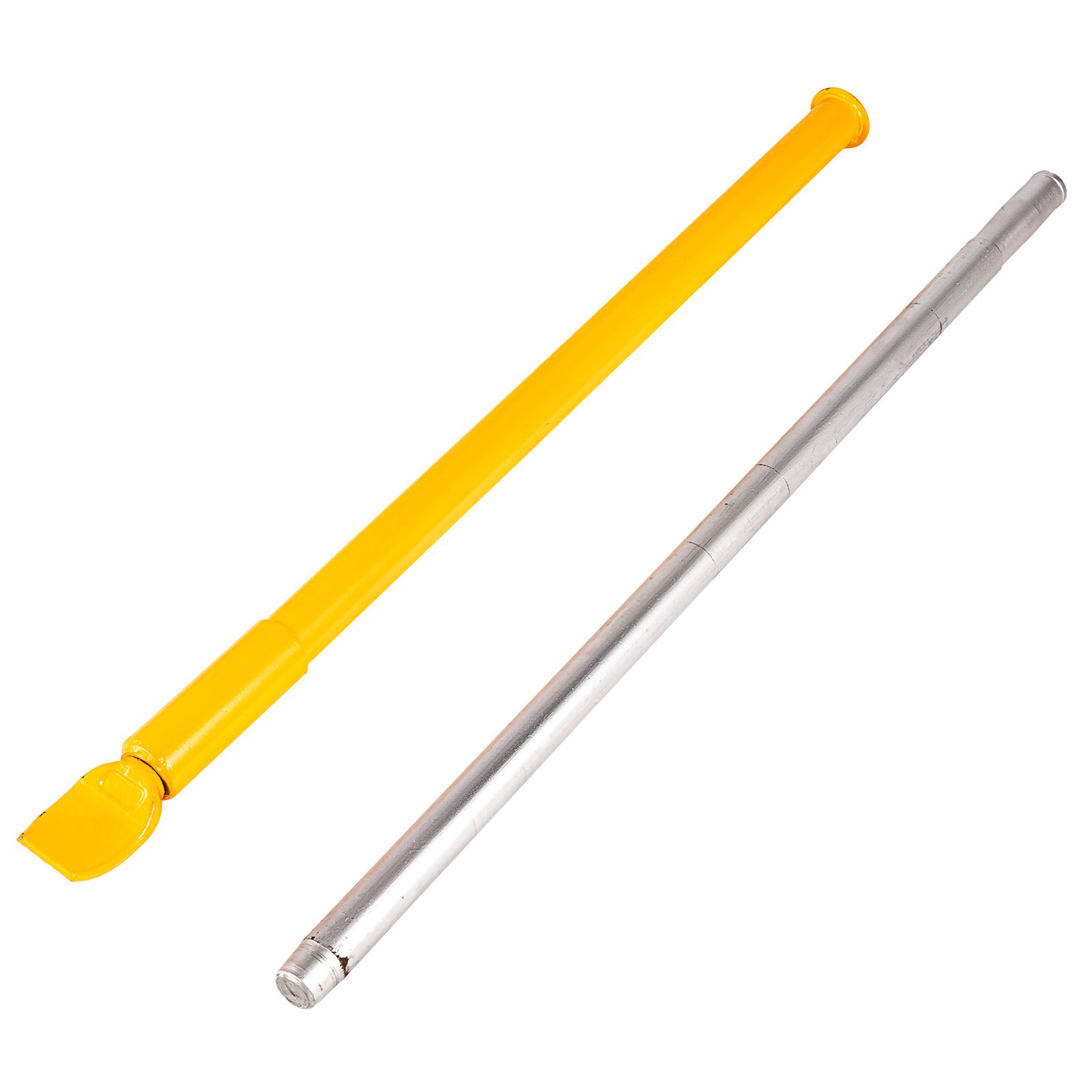 VEVOR Martillo deslizante para neumáticos de acero fundido, martillo deslizante de 1,5 pulgadas de diámetro, martillo deslizante para romper neumáticos de 50 pulgadas de longitud, barra para romper neumáticos amarilla, destalonador de alta resistencia, para remolque de camión de coche