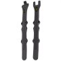 Juego de palancas para neumáticos VEVOR, mangos ergonómicos negros, construcción de metal resistente