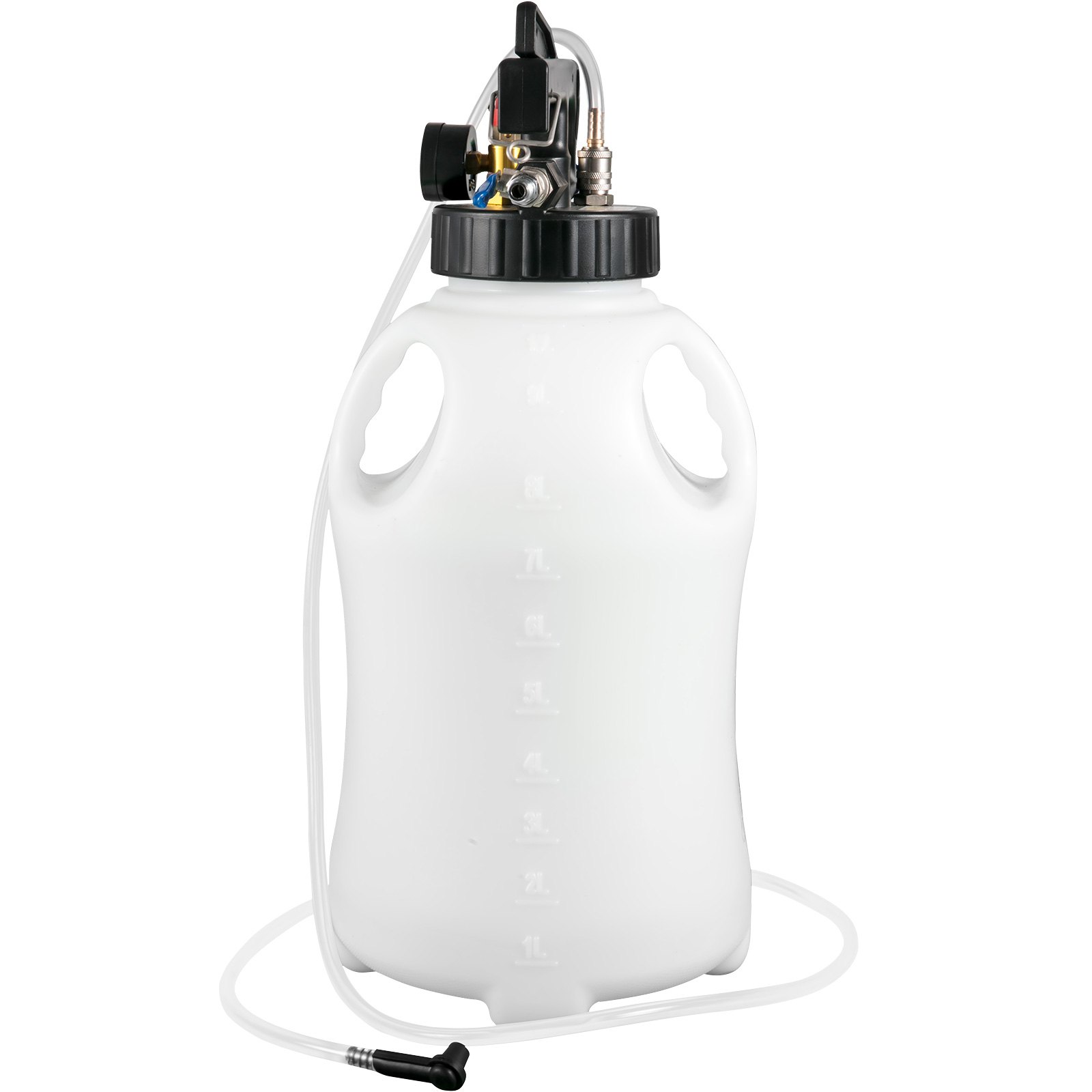VEVOR Extractor de Aceite 10 L Extractor de Líquido con 14 Adaptadores Bomba Extractora Líquidos 10 x 5,6 x 15 cm para Sustitución de Aceite en ATV, Barcos, Equipos Agrícolas, Vehículos de Motores