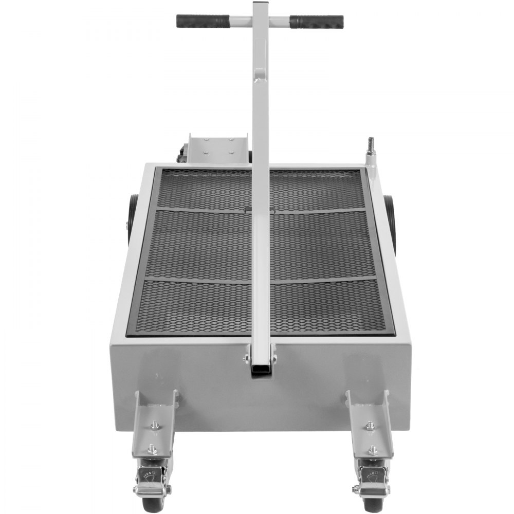 VEVOR Bandeja de drenaje de aceite Tanque de drenaje de aceite de 15 galones, Bandeja de drenaje de aceite de perfil bajo de 57 L, Bandeja de cambio de aceite de gran capacidad, mano plegable, con bomba eléctrica, manguera, ruedas giratorias para drenaje de aceite de automóviles, SUV, camiones