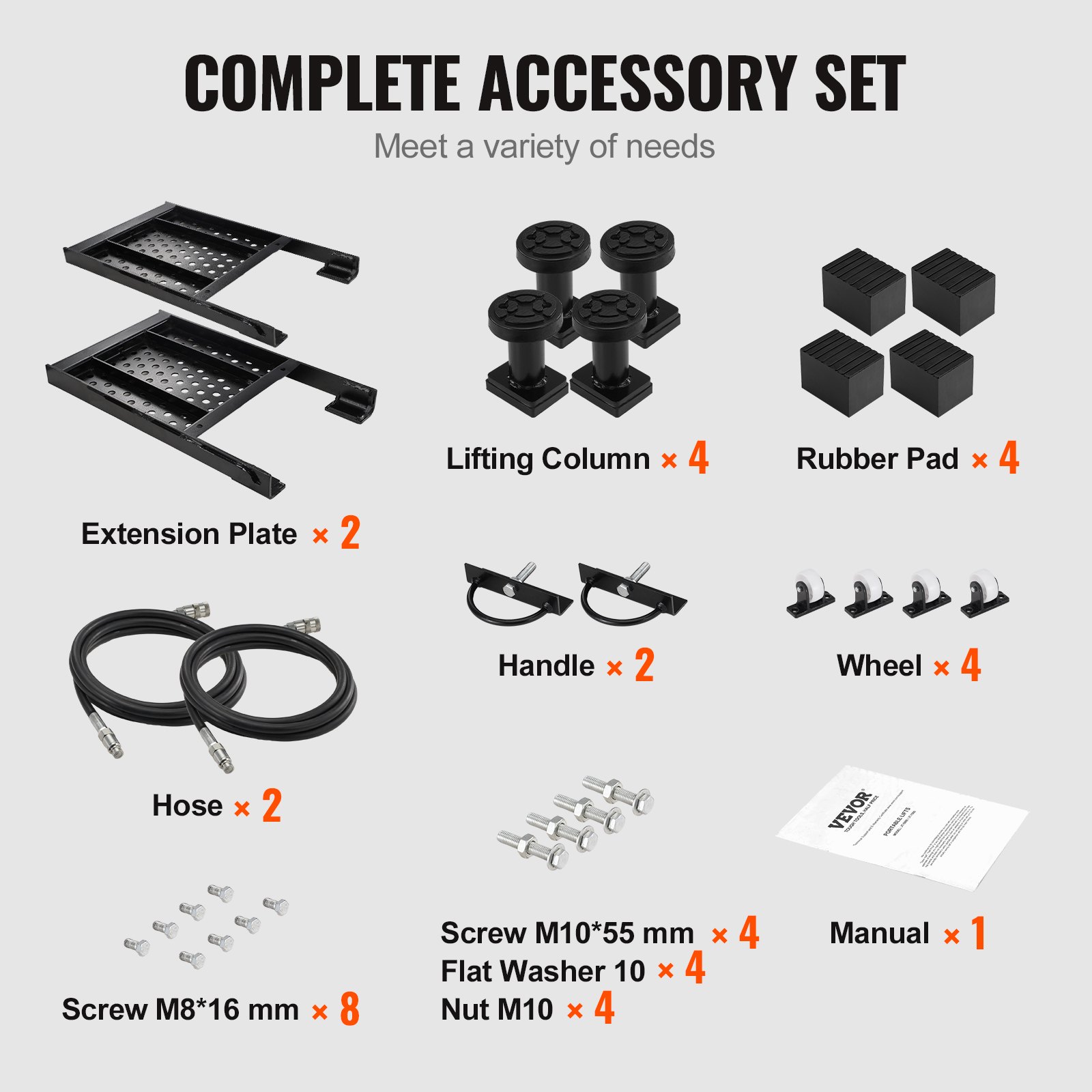 Elevador de vehículos VEVOR, altura máxima de 65 cm, capacidad de 2277 kg, elevador portátil con placas extendidas, elevador de camiones de acero al carbono de alta resistencia con unidad de potencia de 120 V, elevador de gato para garajes, talleres y hogares.
