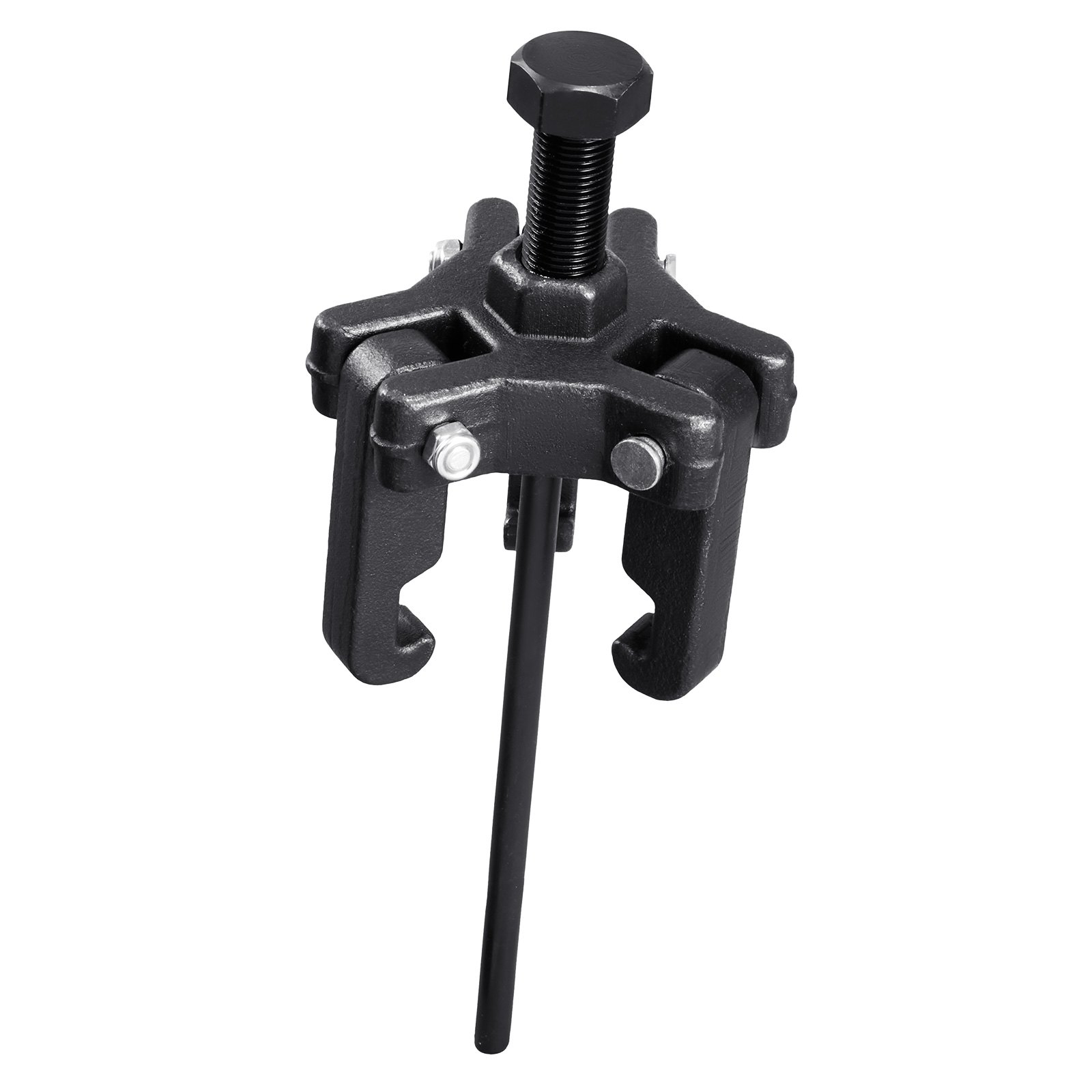 Kit extractor de equilibrador armónico VEVOR, extractor ajustable de 3 mordazas, compatible con la mayoría de los vehículos de modelos recientes. Juego de extractor de polea de 3 mordazas con 4 varillas de fuerza para extraer equilibradores armónicos sin desmontar el radiador.