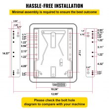 VEVOR Asiento de suspensión universal para tractor, ángulo de respaldo de 35-170°, asiento de aire ajustable de repuesto con cinturón de seguridad e interruptor de seguridad, compatible con carretilla elevadora/furgoneta/cortacésped, vinilo negro