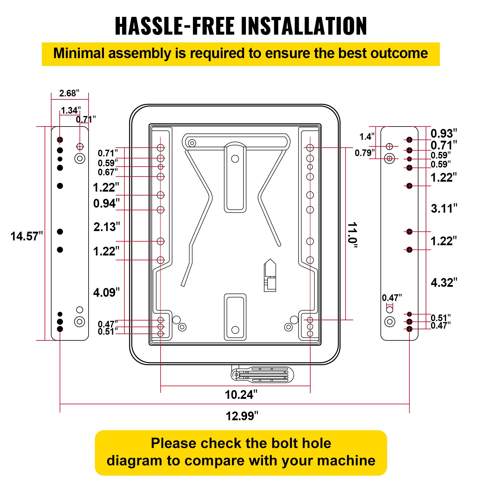 VEVOR Asiento de suspensión universal para tractor, ángulo de respaldo de 35-170°, asiento de aire ajustable de repuesto con cinturón de seguridad e interruptor de seguridad, compatible con carretilla elevadora/furgoneta/cortacésped, vinilo negro