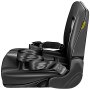 Asiento para carretilla elevadora VEVOR con cinturón de seguridad, diseño ergonómico y tapizado negro duradero.