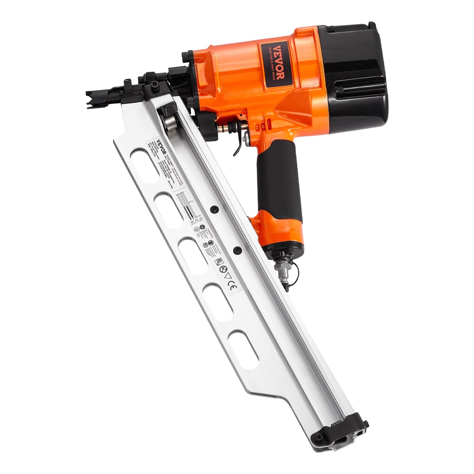 Clavadora neumática para armazones de 2" a 3-1/2", cabezal redondo de 21°, 80-120 PSI