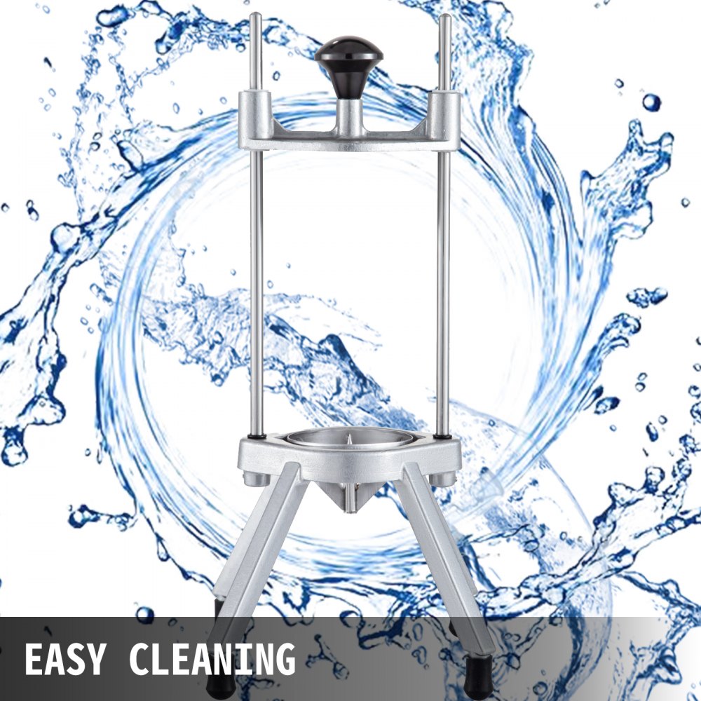 VEVOR 8 secciones Commercial Easy Wedger Hoja de acero inoxidable Fruit Lime Slicer, Lemon Cutter 8 Cuñas para Bar Restaurante