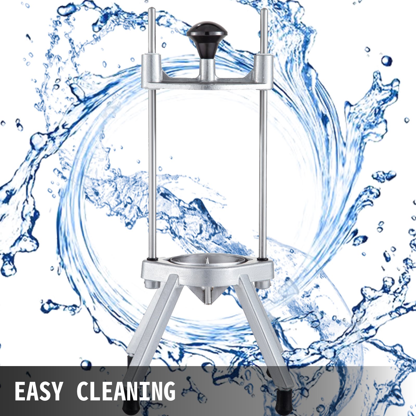 VEVOR 8 secciones Commercial Easy Wedger Hoja de acero inoxidable Fruit Lime Slicer, Lemon Cutter 8 Cuñas para Bar Restaurante