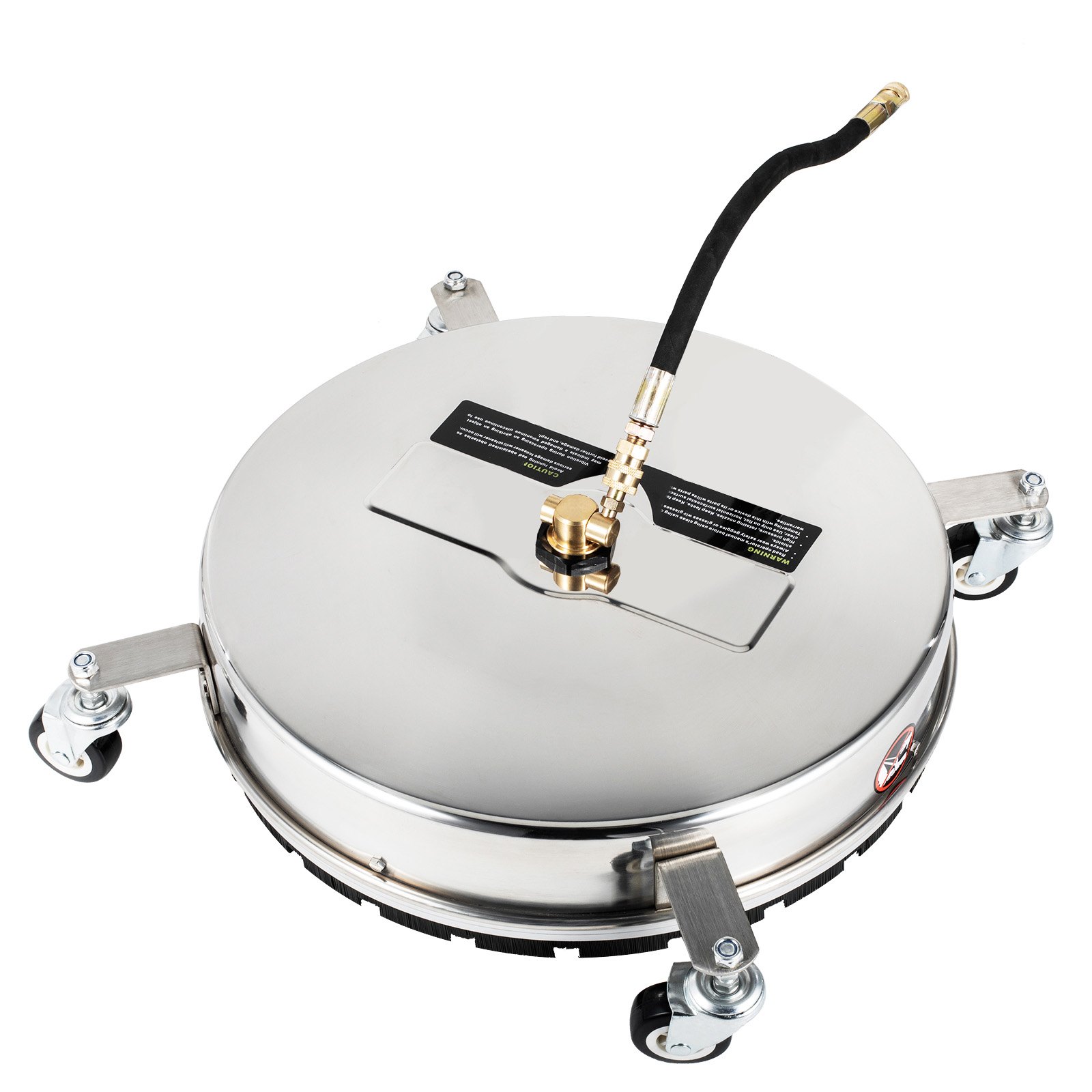 VEVOR Limpiador de Superficies a Presión, 4000 psi 15 x 45 cm Limpiador de Superficie Giratoria, Acero Inoxidable Limpiador de Superficies Planas para Terrazas, Patios, Aceras, Entradas para Vehículos