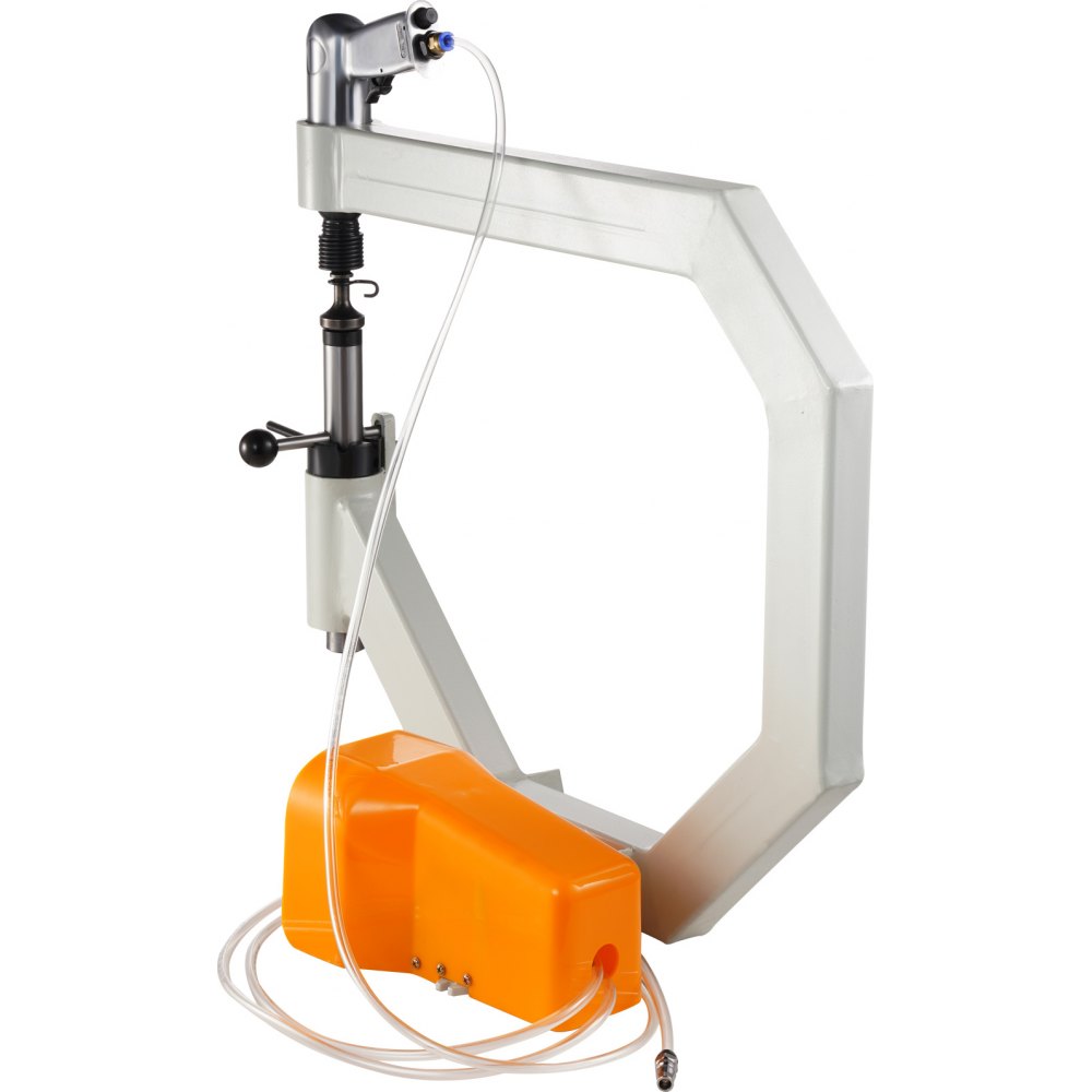 Martillo de aplanado neumático VEVOR, martillo de fuerza de garganta de 19.63" para herrería, martillo de aplanado automático yunque de radio de 1/2/3", martillo de aire de aplanado, rueda inglesa con pedal para modelado de metal industrial