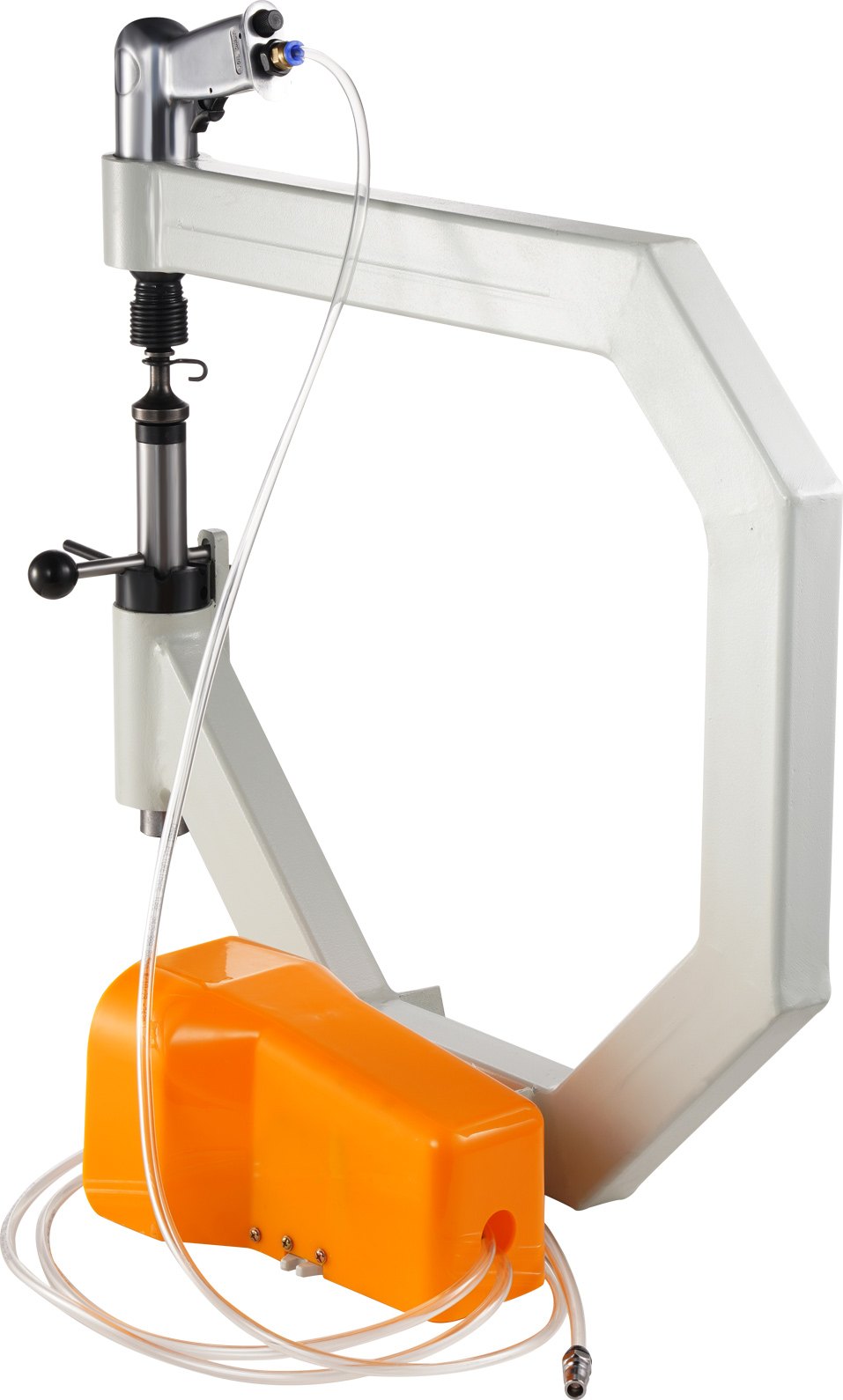 Martillo de aplanado neumático VEVOR, martillo de fuerza de garganta de 19.63" para herrería, martillo de aplanado automático yunque de radio de 1/2/3", martillo de aire de aplanado, rueda inglesa con pedal para modelado de metal industrial