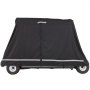 Funda para carrito de golf VEVOR de color negro, con tiras reflectantes y tela duradera.