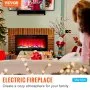 Chimenea eléctrica VEVOR Chimenea lineal 36'' Montada en la pared o empotrada con control remoto