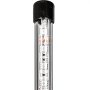 Primer plano de luces LED tipo látigo VEVOR con una elegante tapa negra.