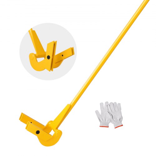VEVOR Pallet Buster, mango de 41 pulgadas, capacidad de peso de 2000 libras, acero al carbono Q235, demolición de plataforma resistente, herramienta de demolición de paletas de madera, extractor de barra de palanca para eliminación eficiente y sin esfuerzo de tablas