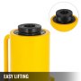 VEVOR 20T 2 pulgadas Cilindro hidráulico Gato hueco Cilindro hidráulico de acción simple Cilindros de elevación hidráulicos de 50 mm (20T 2 pulgadas hueco)