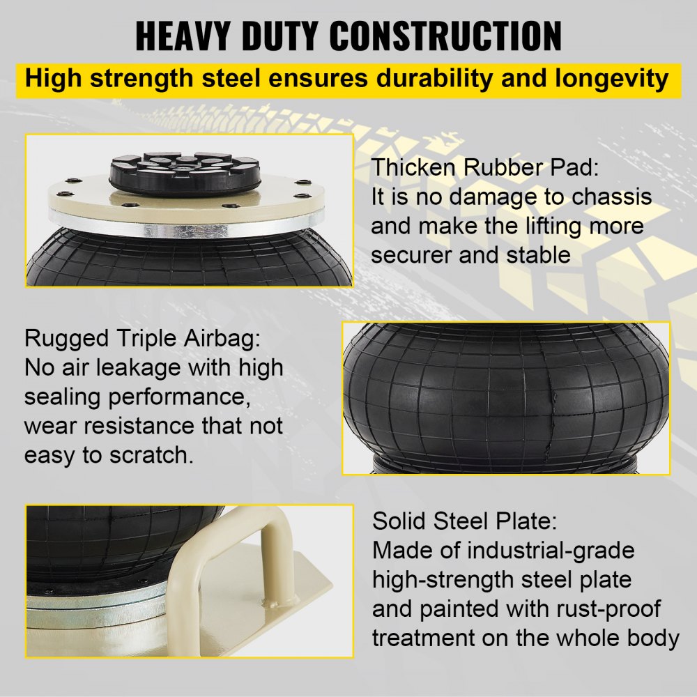VEVOR Gato Neumático de 6600 LBS Gato Neumatico 3T para Automóviles, Minivans, SUV etc.