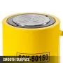 VEVOR 50T 6In Stroke Cilindro hidráulico Gato Cilindro de ariete hidráulico sólido de acción simple Cilindros de elevación hidráulica de 150 mm para doblar, enderezar y tirar de camiones, tractores y equipos pesados