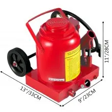 Gato hidráulico de aire para botella, 50 toneladas, Manual, 110200lbs, reparación automática de camiones y vehículos recreativos para trabajo pesado