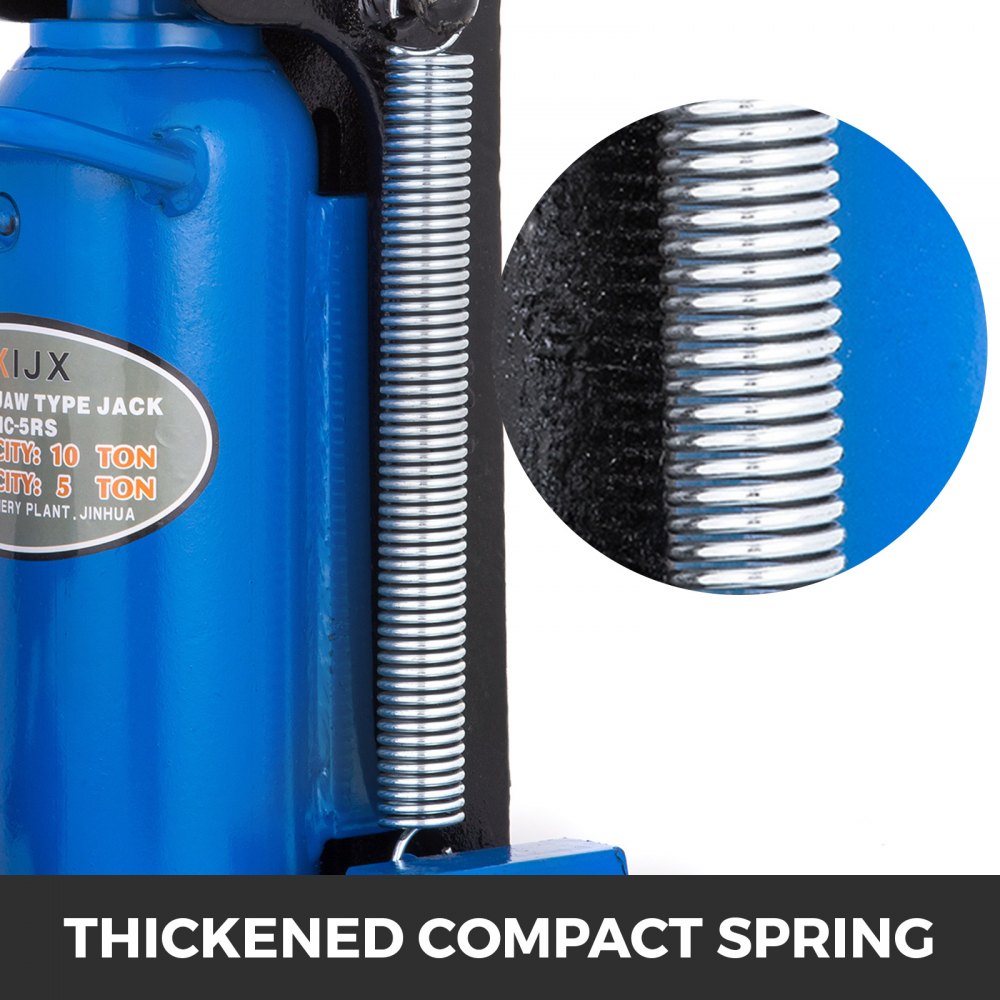 VEVOR Toe Jack Lift 5T 10T Máquina hidráulica Toe Jack Lift Aire Hidráulico Toe Jack Patentado Acero tratado térmicamente