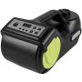 Gato eléctrico para coche VEVOR con pantalla digital y botones de control, diseño negro y verde.