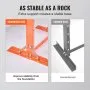 Prensa hidráulica de taller VEVOR, prensa hidráulica de piso de taller/garaje con marco en H de 12 toneladas, prensa de taller ajustable con placas de prensa, prensa hidráulica de servicio pesado para garaje, tienda, taller