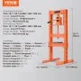 VEVOR Hydraulic Shop Press, 6 Ton H-Frame Hydraulic Garage/Shop Floor Press, Adjustable Shop Press with Press Plates, Heavy Duty Hydraulic Press for Garage, Shop, Workshop