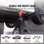 VEVOR Jack Stands, 6 Ton (13,000 lbs) Capacidad Car Jack Stands Double Locking, 14.2 -23 pulgadas de altura ajustable, para levantar SUV, camioneta, automóvil y UTV/ATV, rojo, 1 par