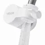 Filtro de agua VEVOR para grifo, purificador de agua horizontal para grifo de fregadero, filtros de fibra de carbono, elimina cloro y plomo con 1 filtro, compatible con la mayoría de grifos de cocina o baño, color blanco