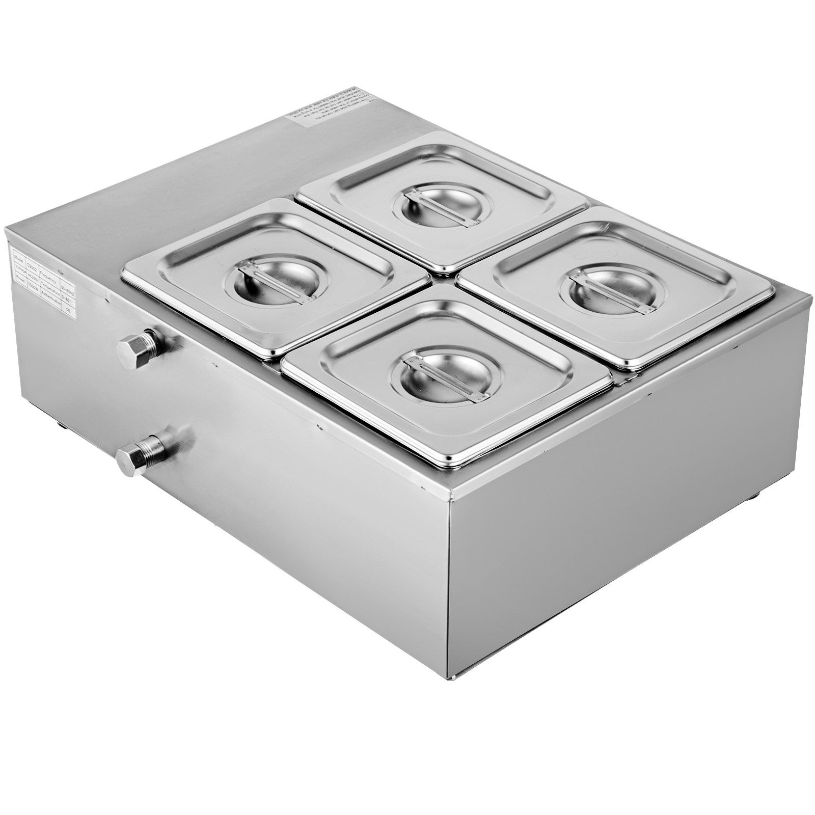 Máquina de templado de chocolate VEVOR de 17,6 libras, máquina de fusión de chocolate con control LED (30 ~ 90 ℃/86 ~ 194 ℉), calentador eléctrico de alimentos comercial de 1000 W para chocolate/leche/crema/sopa derretir y calentar