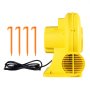 VEVOR - Soplador de aire eléctrico para castillos inflables (680 y 750 W, 1,0 HP), color amarillo