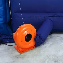 Soplador inflable VEVOR, 950 W, 1 y 1,2 HP, soplador de aire comercial para inflables, ventilador eléctrico de castillo hinchable de 3300 RPM, perfecto para casa de rebote, toboganes acuáticos, lista ETL