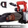 Rozadora de pared VEVOR con mango ergonómico, control de seguridad y motor eficiente.
