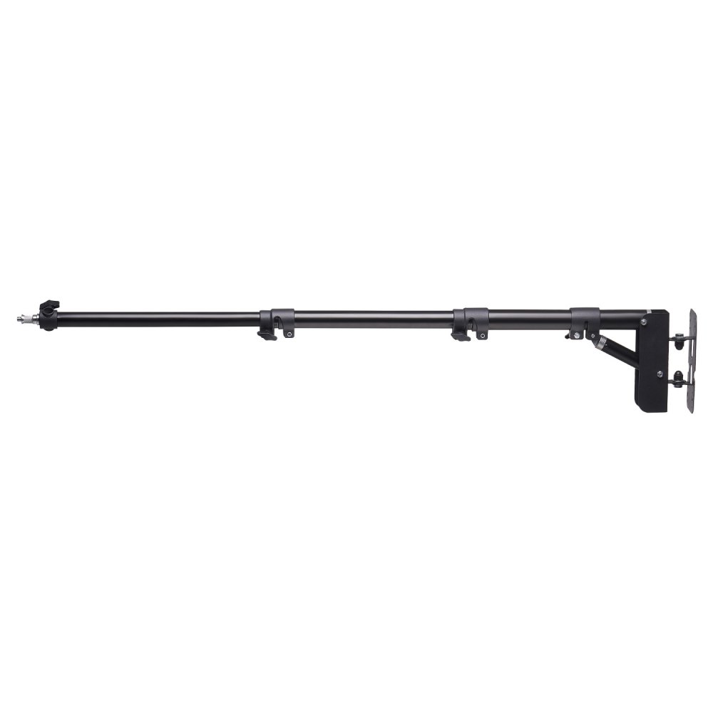Soporte de luz con brazo articulado triangular para montaje en pared de 39,37 in/100 cm
