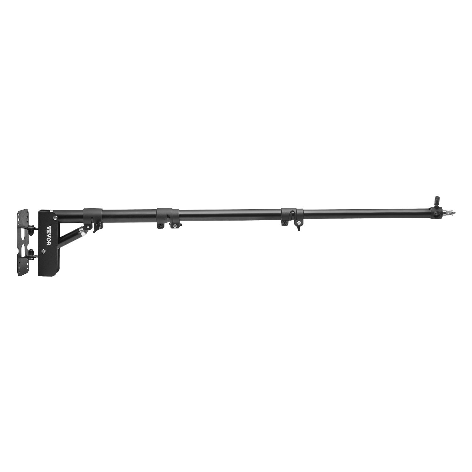 Soporte de luz con brazo articulado triangular para montaje en pared de 39,37 in/100 cm
