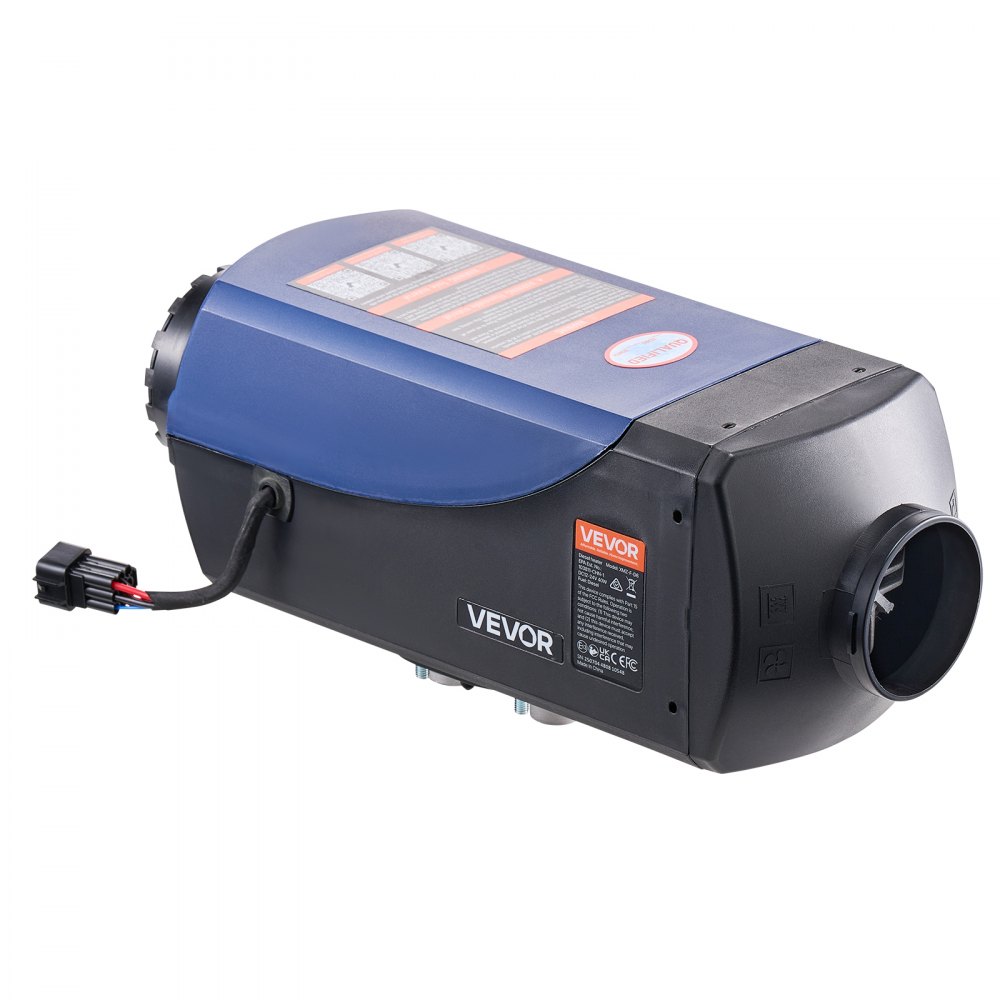 Calefactor diésel VEVOR, 8 kW, 12 V/24 V CC, calefactor de aire diésel portátil con control remoto y pantalla LCD, calentamiento rápido y silencioso, depósito de combustible de 2,6 galones para vehículos, furgonetas, autocaravanas, caravanas y camiones.
