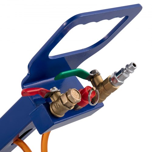 VEVOR Gato Neumático de Aire, Gato de Aire para Coche 3 T, Azul con Asa Plegable