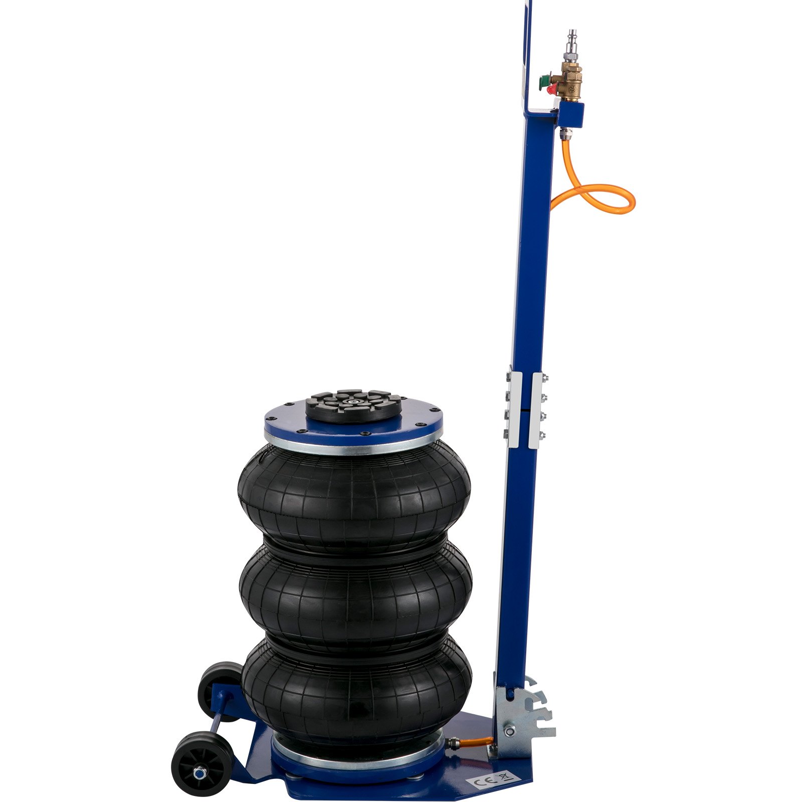 VEVOR Gato Neumático de Aire, Gato de Aire para Coche 3 T, Azul con Asa Plegable