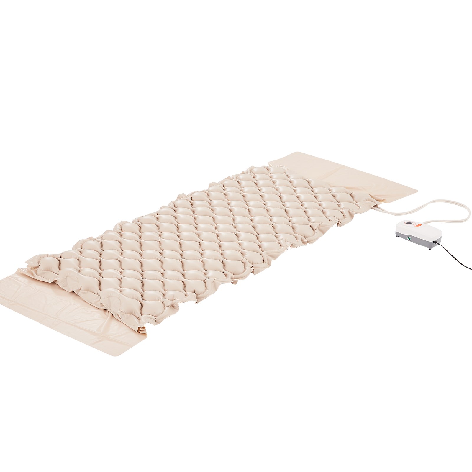 VEVOR Colchón de presión de aire alterna, colchón de aire ajustable de presión de 5 niveles para úlceras por cama, almohadilla de presión alterna de PVC de grado médico con bomba ultra silenciosa para uso doméstico/hospital, carga de 350 libras